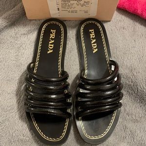 Black Prada Sandals
